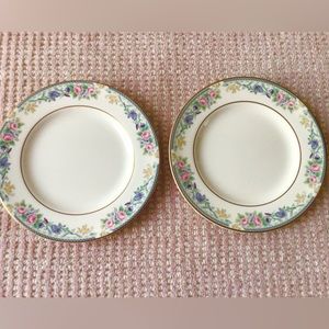 COPY - COPY - COPY - Set of 2 Vintage Royal Doulton Eleanor Bread & Butter Plat…